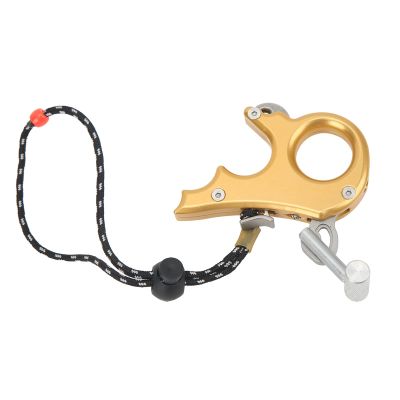 VGEBY Release Aid, Archery Thumb Aluminum Alloy Release Aids 3 Finger Grip Caliper for Outdoor Accessories(Gold)