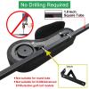 MOSNAI Golf Cart Armrest with Cup Holder for Club Car EZGO Yamaha Rear Seat 1-Inch Square Tube, Upgrade Golf Cart Armrest with Phone Storage Pouch, Upgrade Support Frame, Better Load Bearing view 2