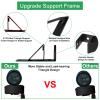 MOSNAI Golf Cart Armrest with Cup Holder for Club Car EZGO Yamaha Rear Seat 1-Inch Square Tube, Upgrade Golf Cart Armrest with Phone Storage Pouch, Upgrade Support Frame, Better Load Bearing view 4