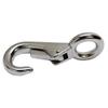 20 PC Stainless Steel 3/4" Marine Boat Fixed Eye Fast Snap Hook Key Chain 330 LB view 2