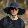 88rising Bucket Hat Waterproof Breathable Hat Foldable Cap Fisherman Mens Protection Baseball Caps (Navy, One Size) view 3