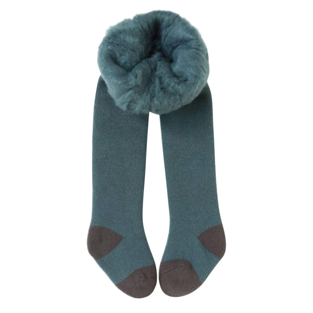 Fleece Warmth Leggings Girls Thickened Winter Lined Long Baby Kids Pants Girls Pants Jeans Toddler (Green, 12-24 Months)