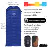 OMVMO 0 Degrees F 800 Fill Power Down Sleeping Bag for Adults,Lightweight 4 Season Envelope Rectangle Down Sleeping Bag for Backpacking Camping,Dark Blue Right-Zipper Long view 2