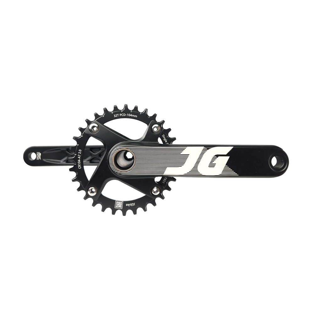 JGbike Crank Arm Set Mountain Bike Crankset Arm Set 170mm 104 BCD with 68 73 Bottom Bracket Kit and Chainring Bolts for MTB BMX Road Bicyle,Compatible with Shimano,SRAM,FSA, Gaint