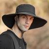 88rising Bucket Hat Waterproof Breathable Hat Foldable Cap Fisherman Mens Protection Baseball Caps (Black, One Size) view 2