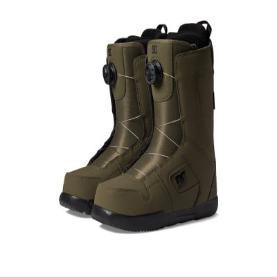 DC Phase BOA Snowboard Boots Olive/Black 9 D (M)