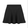Nikiikoo Kids Girls A-Line Pleated Flared Skater Skirt Knee Length High Waist Skirts School Uniform Casual Daily Dress Black 6 Years view 1