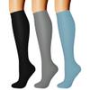 CHARMKING Compression Socks for Women & Men Circulation (3 Pairs) 15-20 mmHg is Best Athletic for Running, Flight Travel, Support, Cycling, Pregnant - Boost Performance, Durability (S/M, Multi 52) view 1