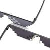 Yilistore Thug Life Sunglasses Halloween Dress Up Pixelated Mosaic Glasses,Party Glasses MLG Shades (Black A) view 3