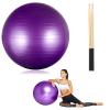 Joyibay Cardio Drumming Equipment Set, Fitness Balance Ball with Pump & 3.2oz Cardio Drumming Sticks, Aerobic Exercise Ball for Workouts, Stability, Pilates, Yoga, Pregnancy Gymnastics view 1