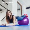 Joyibay Cardio Drumming Equipment Set, Fitness Balance Ball with Pump & 3.2oz Cardio Drumming Sticks, Aerobic Exercise Ball for Workouts, Stability, Pilates, Yoga, Pregnancy Gymnastics view 3