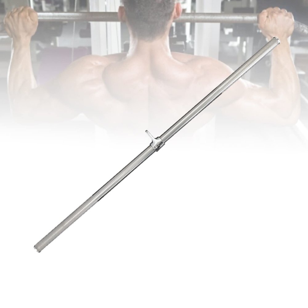 DYK&NX Straight Bar Cable Machine Attachment, Gym Cable Machine Attachment LAT Bar for Shaping Triceps Wide Back Pull-Down Straight Rod