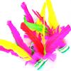 Baitaihem Kick Shuttlecock Chinese Jianzi Colorful Feather Foot Sports Outdoor Game (Style-A, 5 Pack) view 2