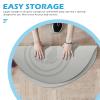 Skipping Mat Portable Treadmills for Home Foam Floor Mats Workout for Home Gym Floor Non- Slip Workout s Exercise Rope Jumping Pad Fitness Floor Gym Yoga Tpe view 4