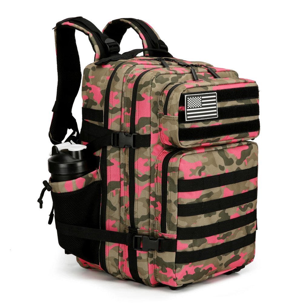 KXBUNQD 45L Tactical Assault Backpack 3 day assault pack with Molle Waterproof backpack Rucksack for Tactical Backpacks