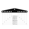 OMMUU D Handle Cable LAT Pull Down Bar Tricep Rope Crossover Row Attachments Machine Cable Attachmen Pulley System Double to Single for Home Gym view 4