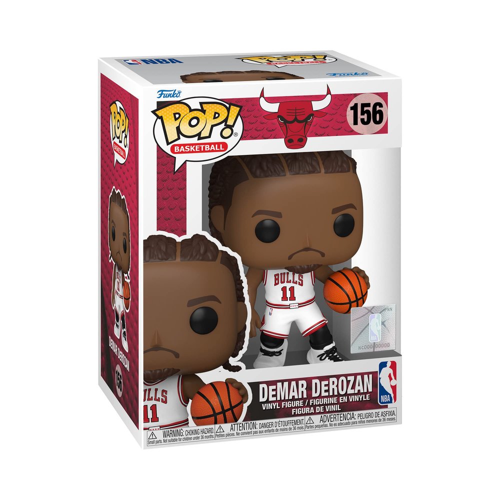 Funko Pop NBA: Chicago Bulls - DeMar Demar DeRozan - Collectable Vinyl Figure - Gift Idea - Official Merchandise - Toys for Kids & Adults - Sports Fans - Model Figure for Collectors and Display