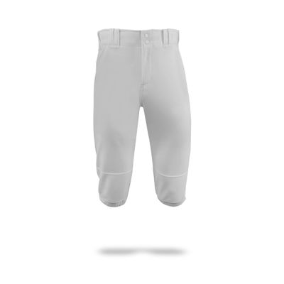 MARUCCI Youth Elite APEX Short Baseball Pant, White, Youth X-Small