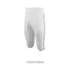 MARUCCI Youth EXCEL Double-Knit Piped Baseball Short Pant, White/Black, Youth X-Large view 1