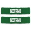 1 Pair Nxtrnd Bicep Bands, Sweat-Absorbent Arm Sweatbands, Football Accessory (Dark Green) view 1