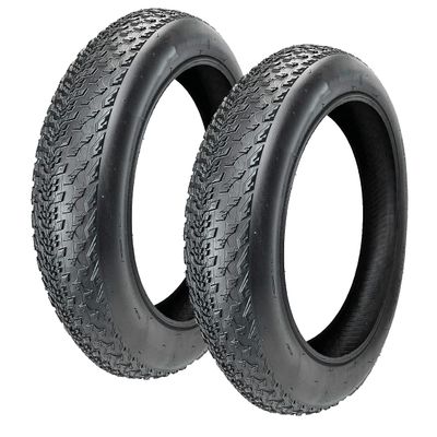 Two RNX 20x4.0 Mob Boss Fat Bike Clincher Bicycle Tires, 20x4 Bike Tires (98-406)
