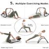 Ab Crunch Trainer Machine,Ab Roller for Home,Portable Sit Up Exercise Equipment for Core Strength,Sturdy Ab Workout Equipment,Black view 4