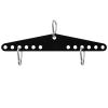 RIMLUFE Double to Single D Handle Cable Weight Workout Pulley System Adaptor Plate Spreader for LAT Pull Down Bar Rope Attachments Cable Machine for Squat Rack Home Gym view 1