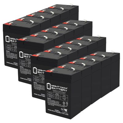 Mighty Max Battery 6V 4.5AH SLA Replacement Battery for Dual-Lite 12-2556.00 - 20 Pack