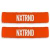 1 Pair Nxtrnd Bicep Bands, Sweat-Absorbent Arm Sweatbands, Football Accessory (Orange) view 1
