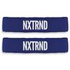 1 Pair Nxtrnd Bicep Bands, Sweat-Absorbent Arm Sweatbands, Football Accessory (Navy Blue) view 1