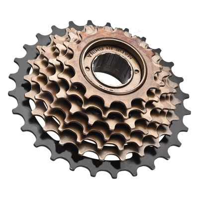 AUHX Low Noise 7 Speed Cassette flywheel, Freewheel, Nondeformation for Bike Cycling Replacement Accessory