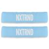 1 Pair Nxtrnd Bicep Bands, Sweat-Absorbent Arm Sweatbands, Football Accessory (Columbia Blue)