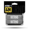1 Pair Nxtrnd Bicep Bands, Sweat-Absorbent Arm Sweatbands, Football Accessory (Grey) view 2
