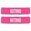 1 Pair Nxtrnd Bicep Bands, Sweat-Absorbent Arm Sweatbands, Football Accessory (Pink)