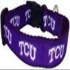 College Dog Collar (Medium, TCU) view 1