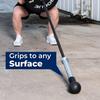 Barbell Bomb by ABMAT - Turn any surface into a Barbell Landmine exercise - Presses, Rows, Rotation, Split Squats, Lumberjacks and more. Black, One-piece molded foam. Patent Pending. view 4