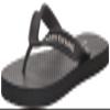 Armani Exchange Men's Logo Flip Flop, Black, 7 view 1