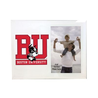 The Fanatic Group Boston University 4 x 6 Glass Photo Frame