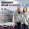 Kemp USA Emergency Mylar Blanket Pack of 25 Lightweight Multipurpose First Aid Blankets for Survival Gear Outdoor Use Bug Out Bags Emergency Kits Durable Thermal Reflective Insulation for Safety view 2