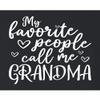 5X-Large Black Mens My Favorite People Call Me Grandma Gift Idea T-Shirt view 3