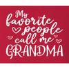 Small Red Mens My Favorite People Call Me Grandma Gift Idea T-Shirt view 3