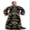 NORTHWEST NFL Jacksonville Jaguars Toss Silk Touch Comfy Throw with Sleeves 48" x 71" view 1