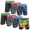 Boxer Brief Multipacks with T-Rex, Raptor and Triceratops Print Options in Sizes 4, 6, 8, 10 & 12 view 1