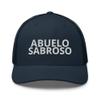Abuelo Sabroso Hispanic Grandpa Gifts from Grandchildren Abuelo Gifts in Spanish Father's Day Trucker Hat Navy view 1