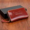 Trainpower Leather Fly Fishing Wallet,Fly BoxesUnique Fly Fishing Gift for Man dad Kids Husband Women view 3