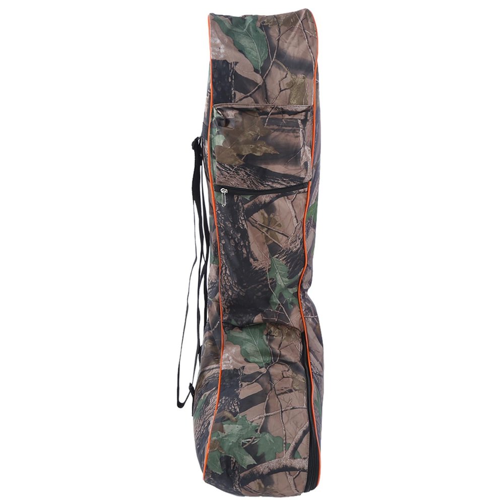 Asixxsix Archery Bag, Camo T Shaped Universal Storage Bag, Double Zipper Adjustable Soft Case with Backpack Straps for Outdoor Archery