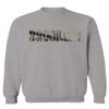 0501. Vintage Brooklyn Bridge New York City NYC Streetwear Men's Crewneck Sweatshirt (Light Gray Small) view 1