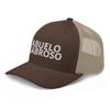 Abuelo Sabroso Hispanic Grandpa Gifts from Grandchildren Abuelo Gifts in Spanish Father's Day Trucker Hat Brown/Khaki view 4