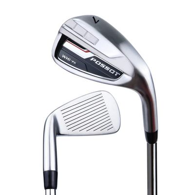 POSSOT Golf Irons Individual, Golf Iron Set for Men (5,6,7,8,9,PW,AW,SW) Right Handed with Regular Flex Steel Shaft, WHI-711 7