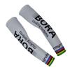 Pro Team BORA White UV Protection Cycling Arm Sleeves For Men & Woman,Breathable Outdoor Sports Sunscreen Protector Armwarmers(M) view 1